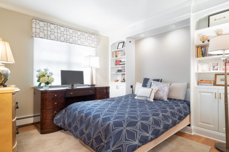 A Murphy Bed In A Small Bedroom Can Save Space When Not In Use