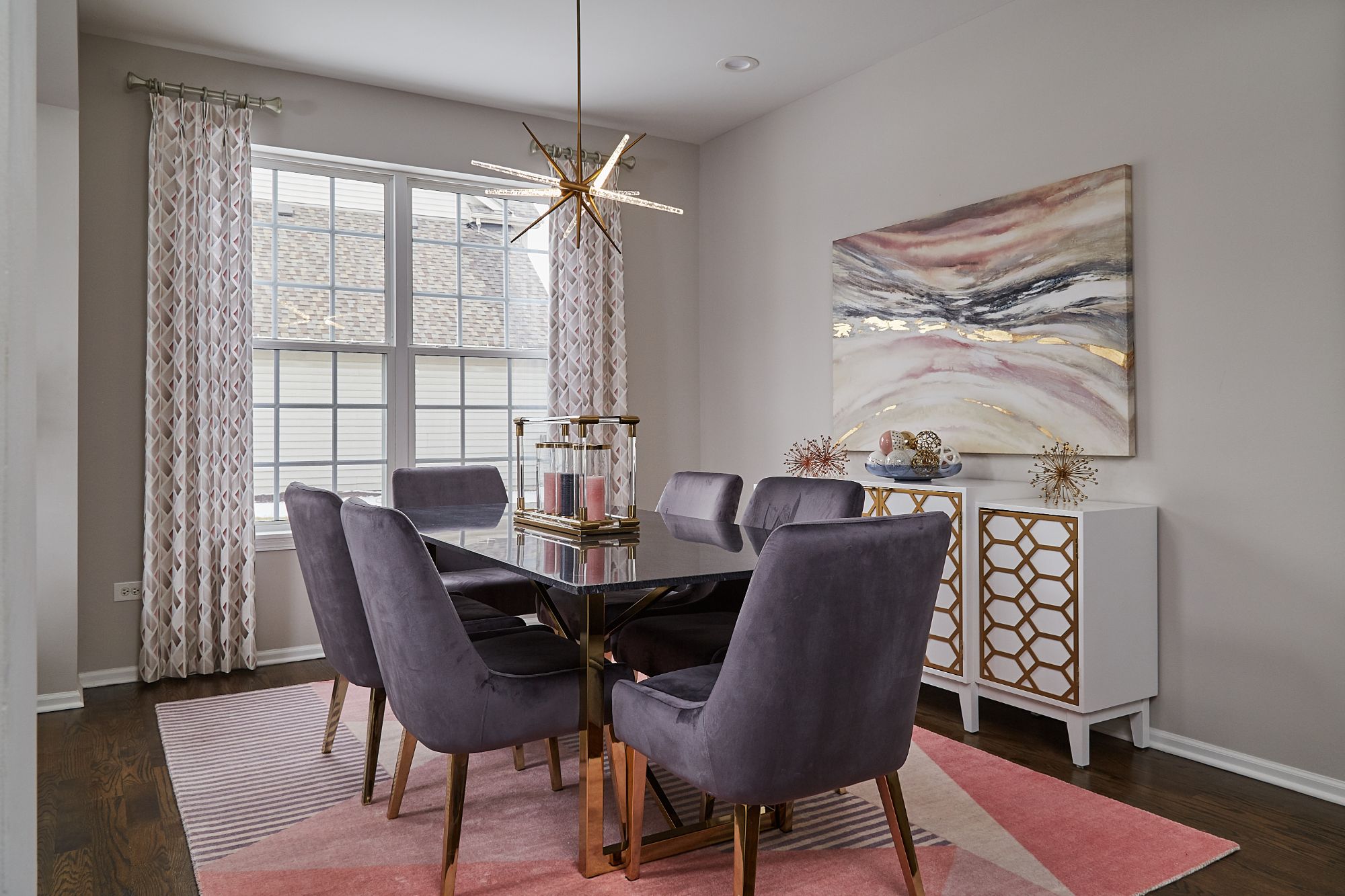 Consider a new light fixture in your dining room