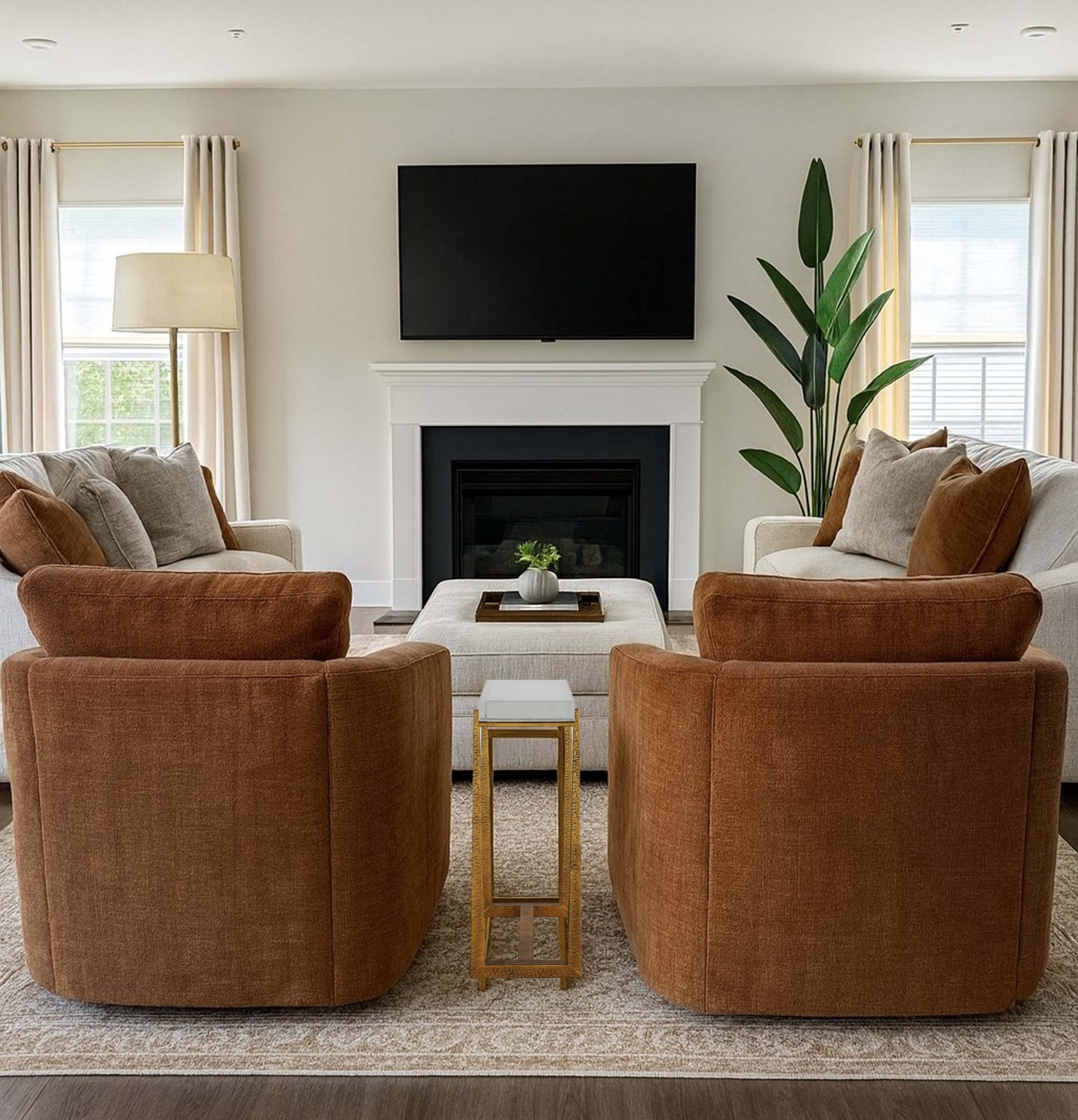Family Room Interior Design Columbia, MD