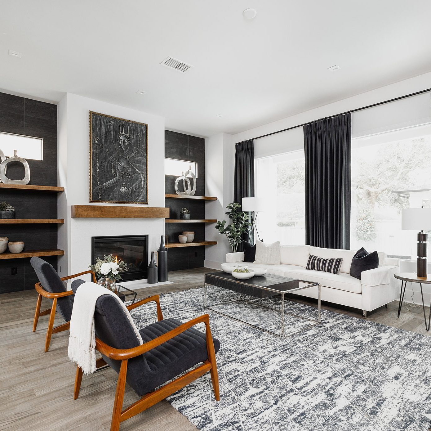 Mid-Century Modern Family Room
