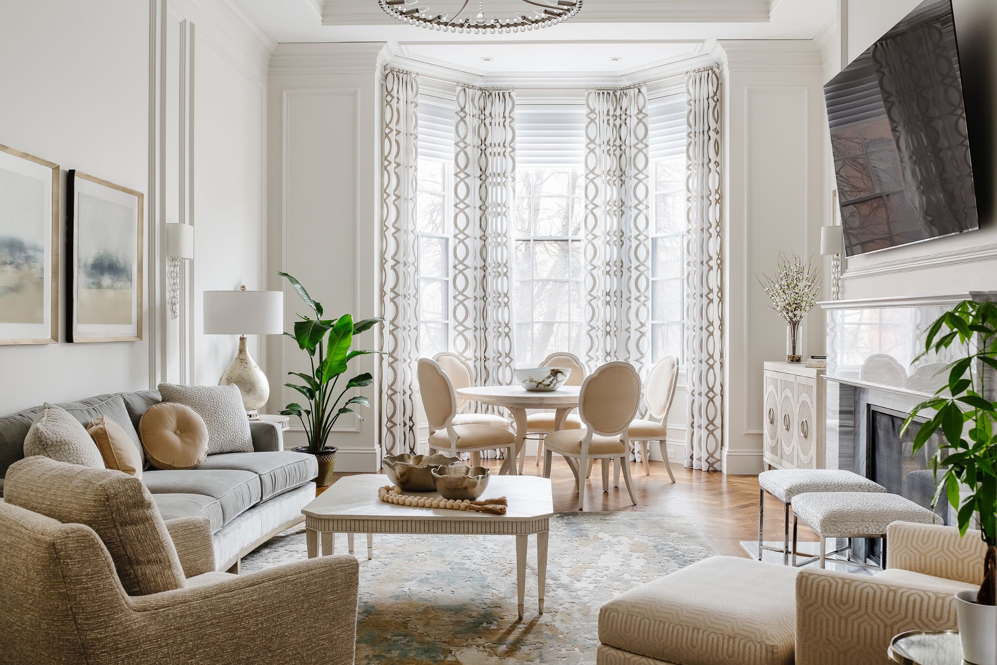 interior design living room in maple lawn
